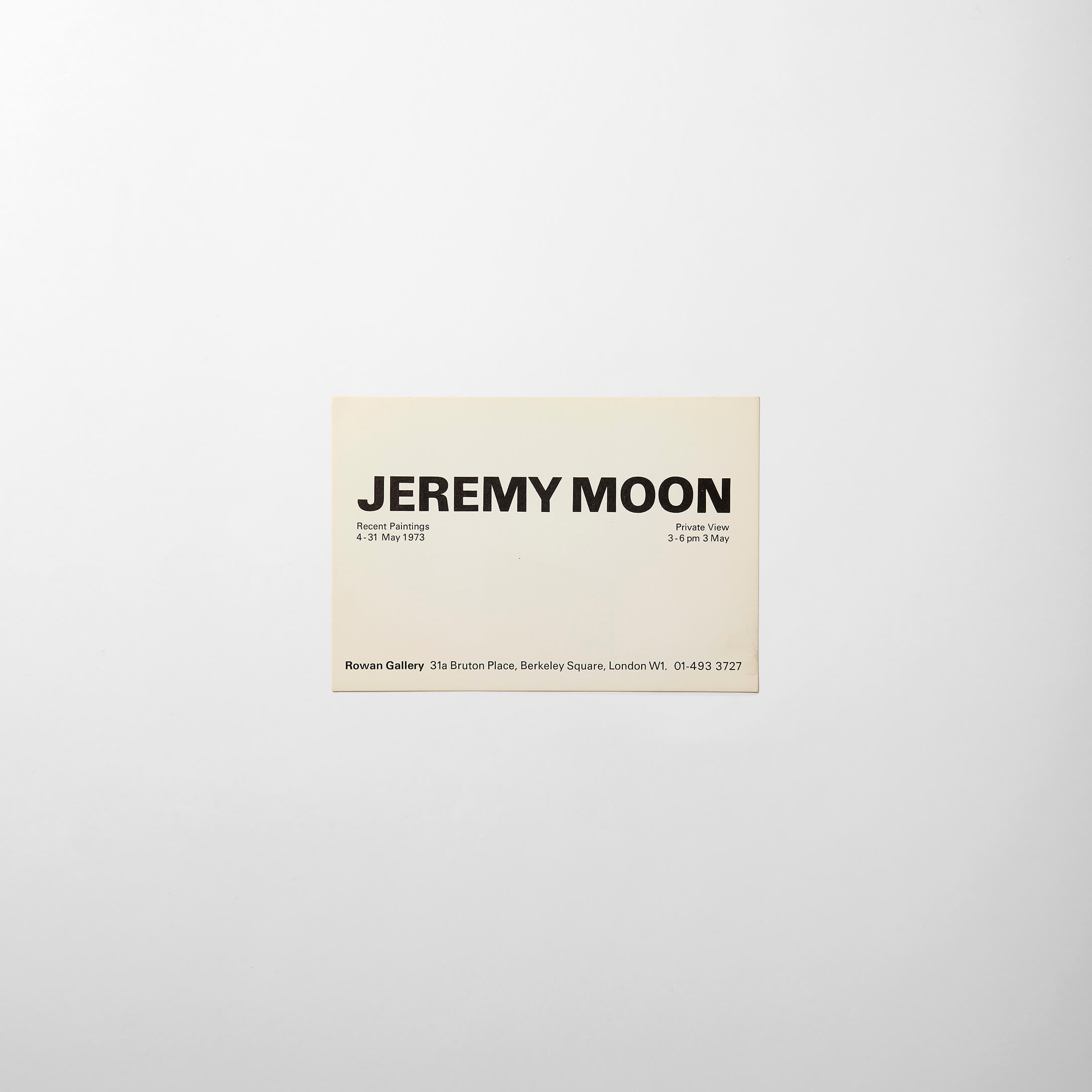 Painting from Jeremy Moon
