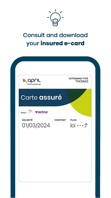 April International Insurance Card