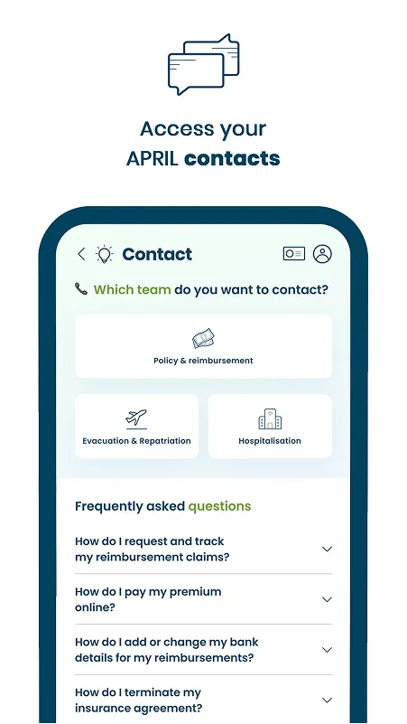 April International Contacts