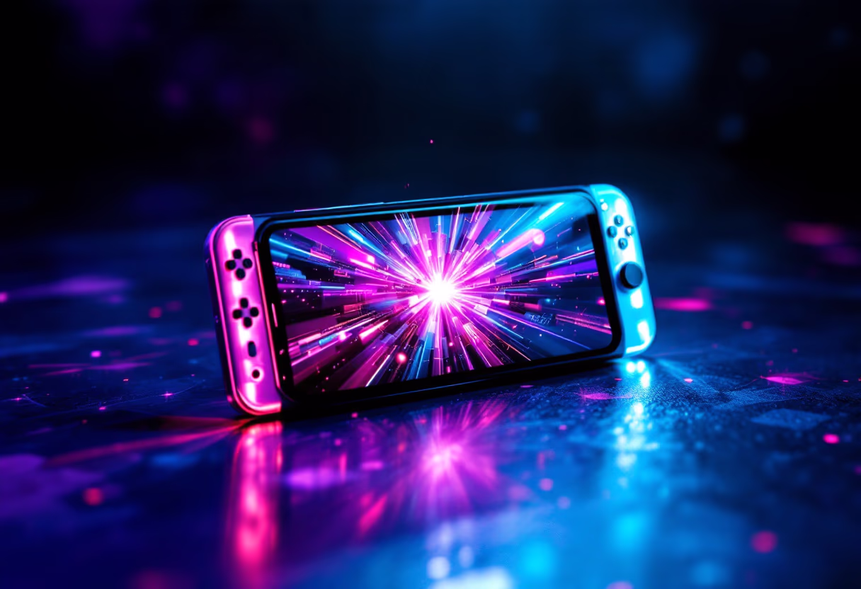 image of mobile device showing game interface