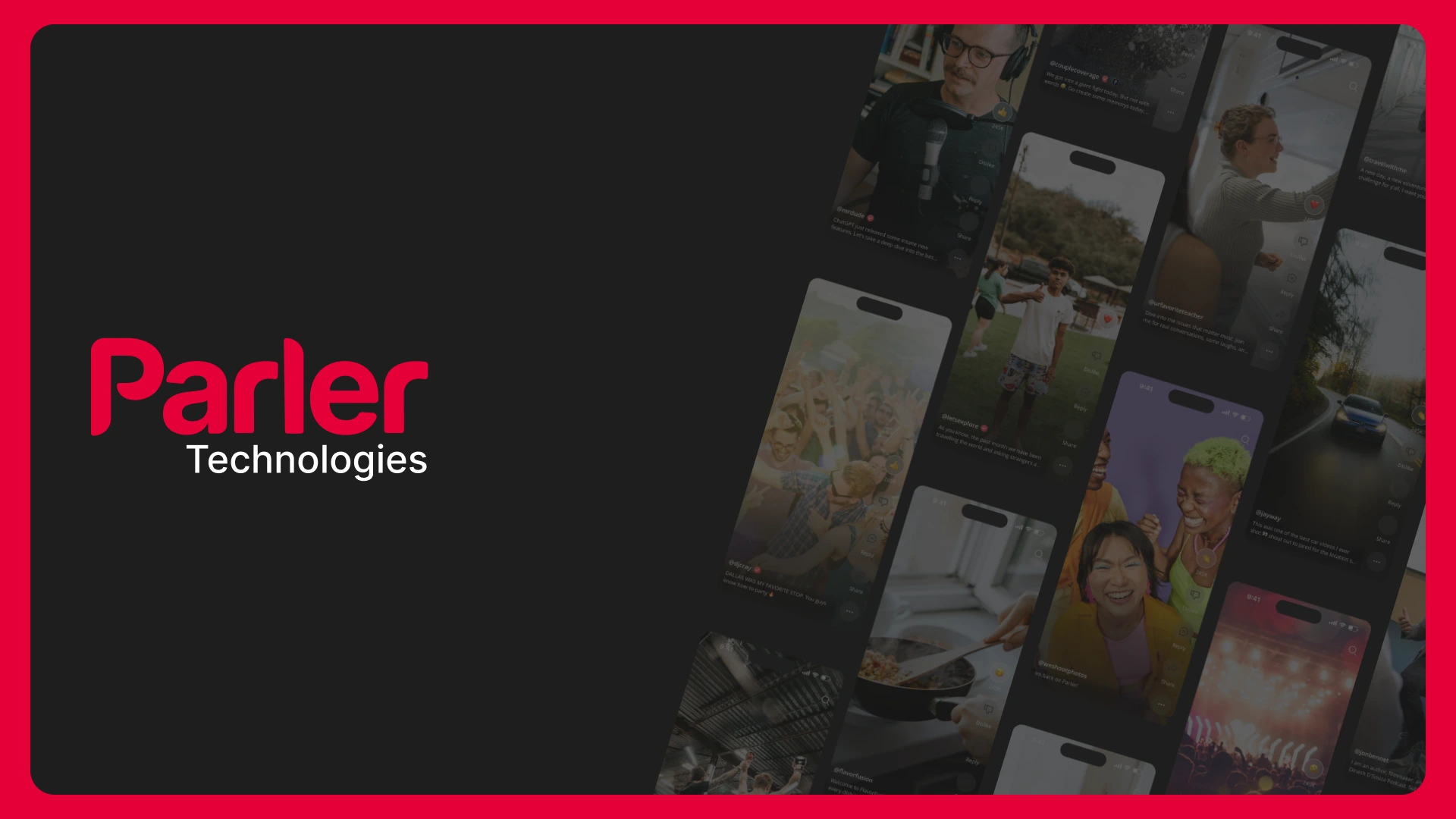 Video thumbnail about Hunter Biden laptop story with text from New York Post and Parler logo.