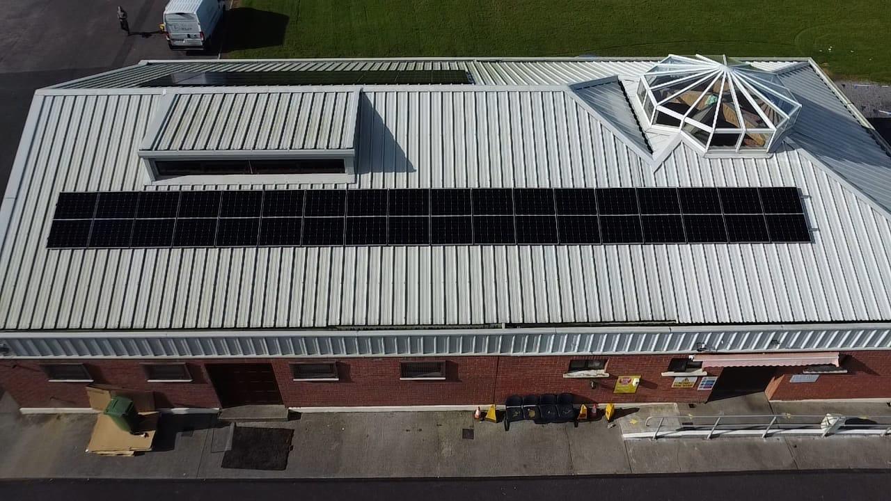 Rooftop with solar
