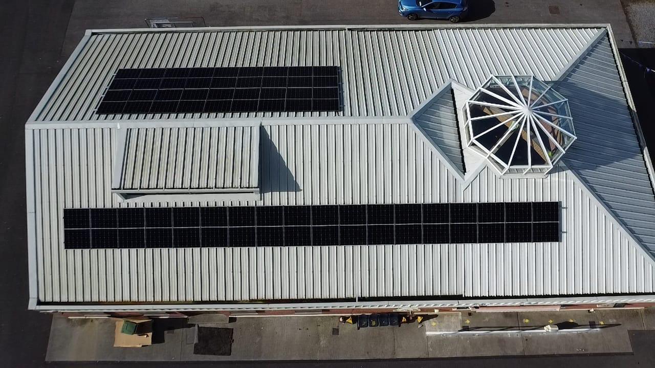 Solar image of warehouse