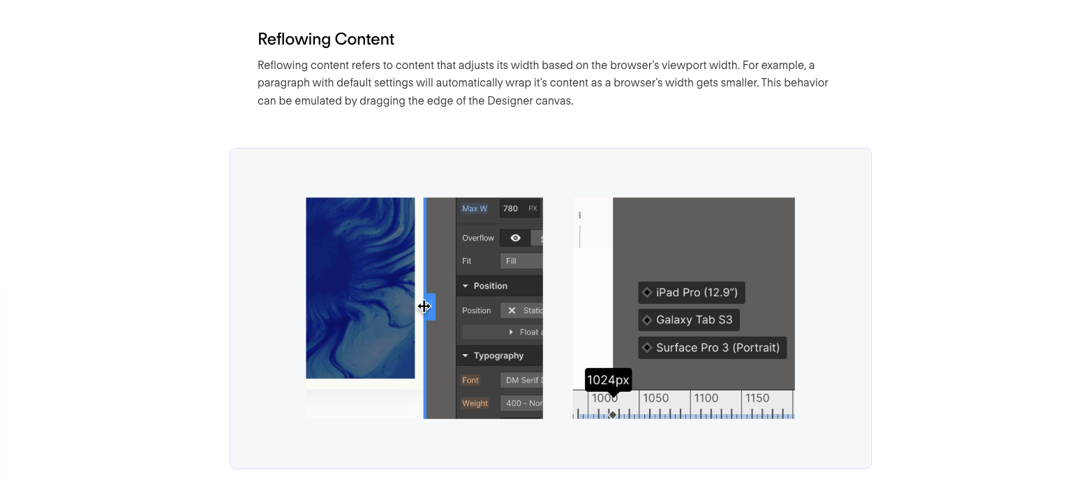Webflow allows users to create websites with a responsive design