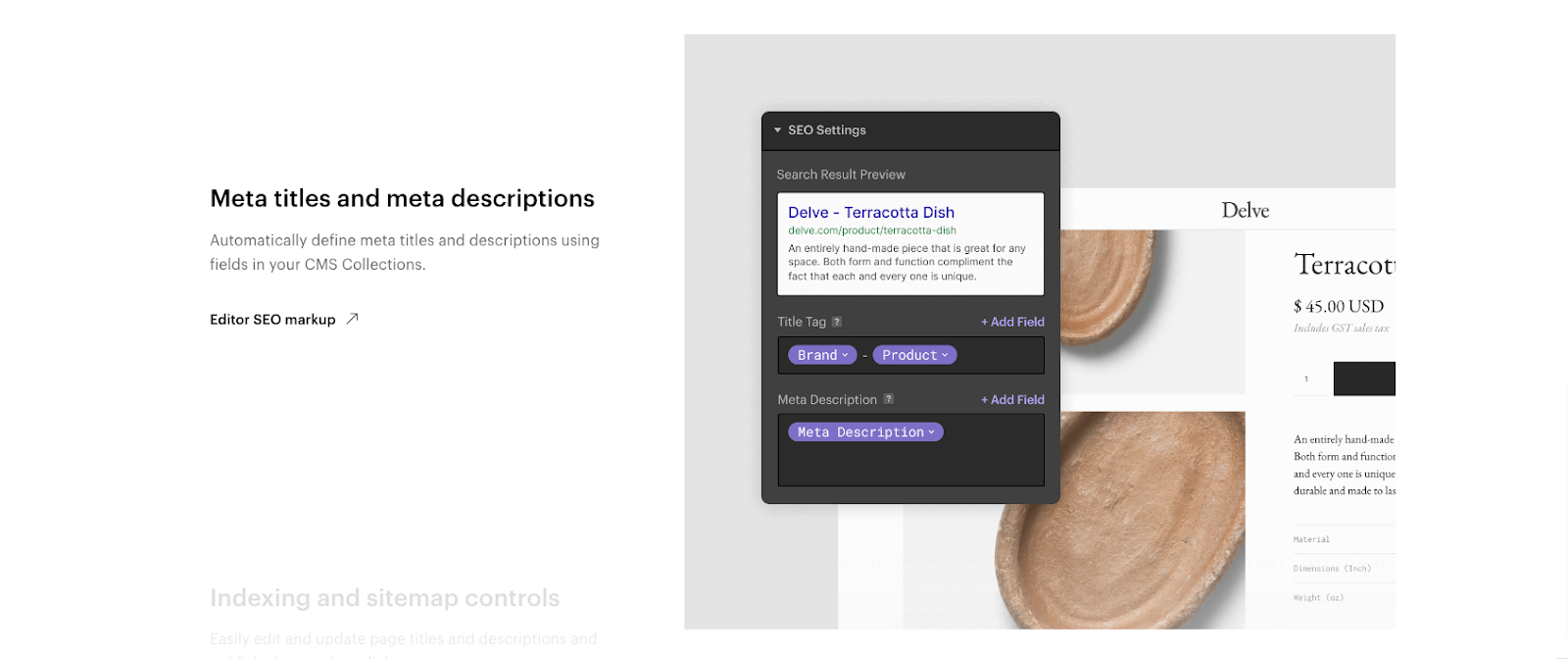 Webflow is a no code website development platform