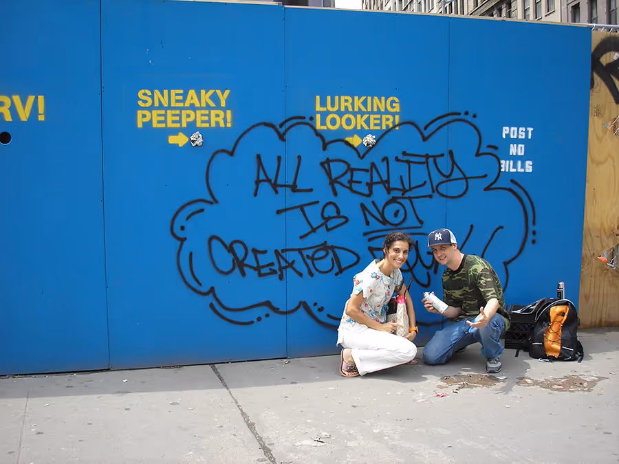 Behind the scenes of the peek-a-boo guerilla advertising campaign for Celebreality, a new reality show for VH1. Art Directed by Myriam López.