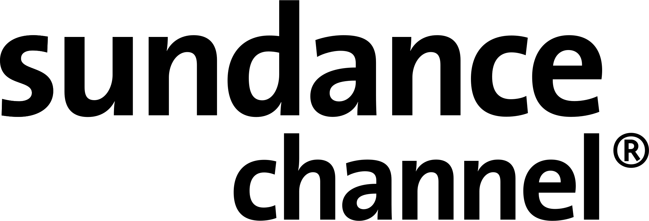 Sundance brand logo in black lowercase letters with a stylized sun icon beneath the letter 'u'.