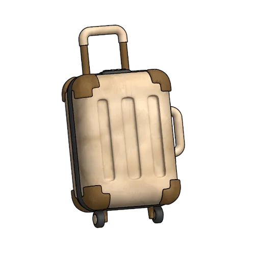 Sac à dos 3D stylisé, équipement de voyage essentiel pour les backpackers visitant Hostel20 Bayonne