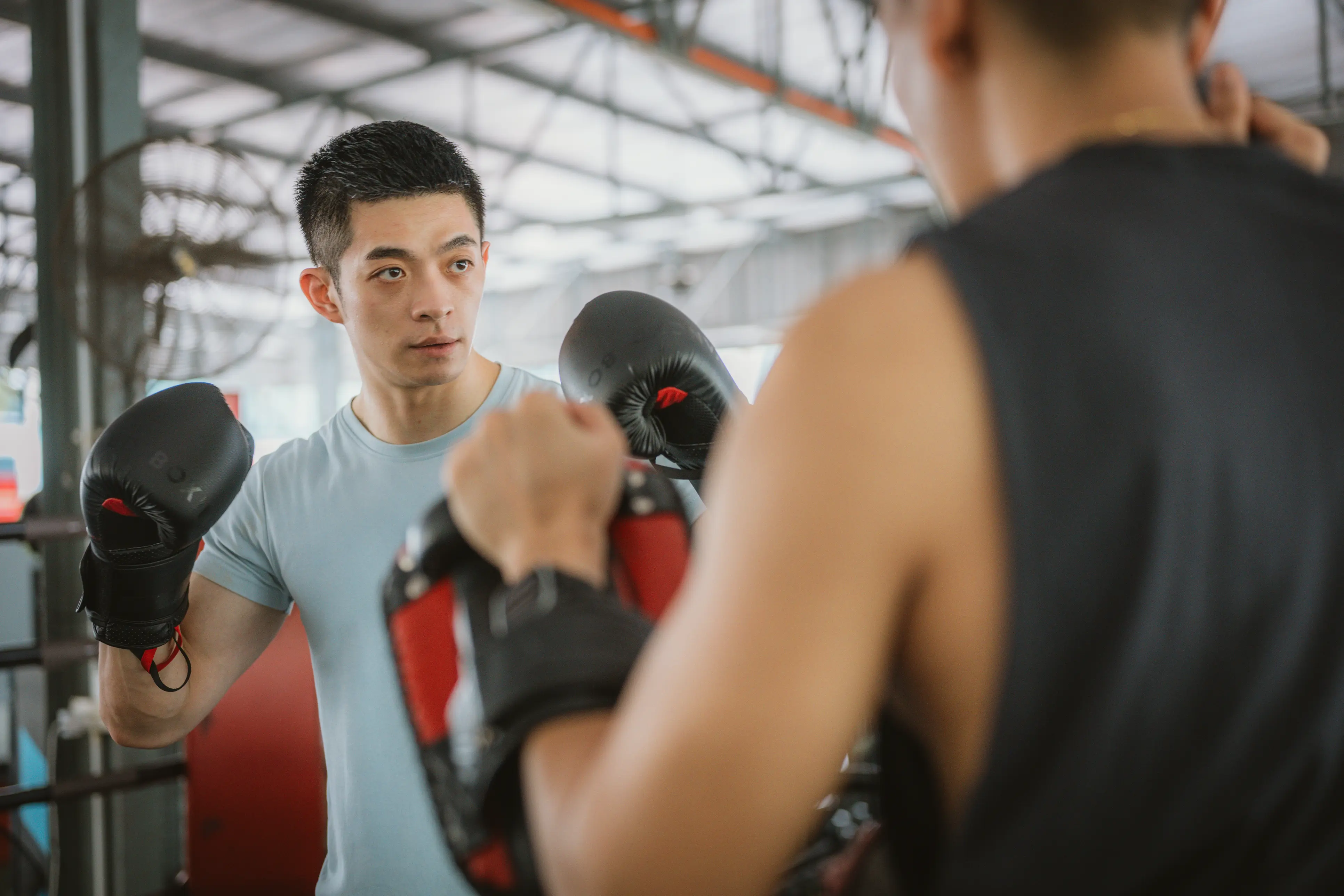 Family private martial arts lessons allowing parents and kids to train together