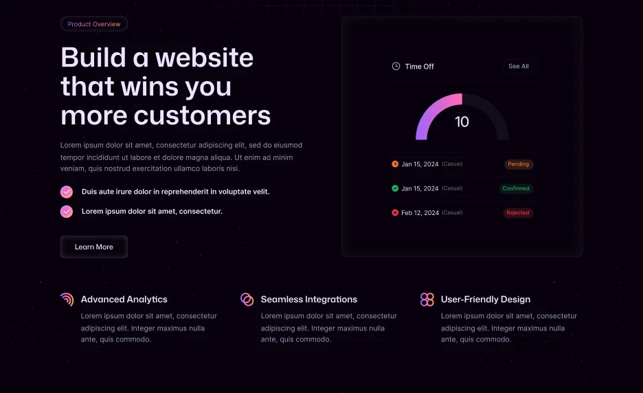 sales gallery imagery