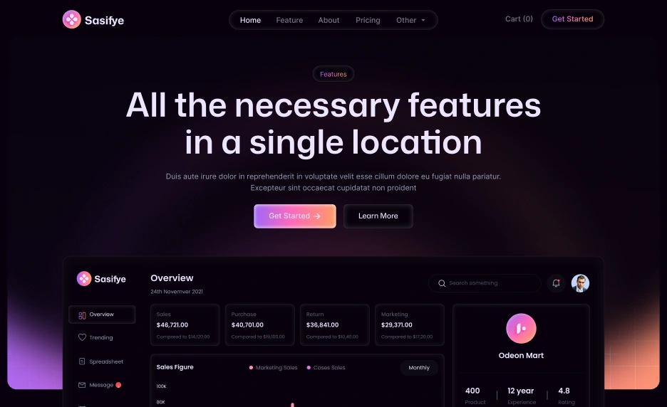 sales gallery imagery