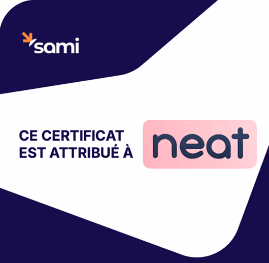 certificat sami de Neat