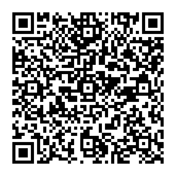 Black and white QR code on a white background.