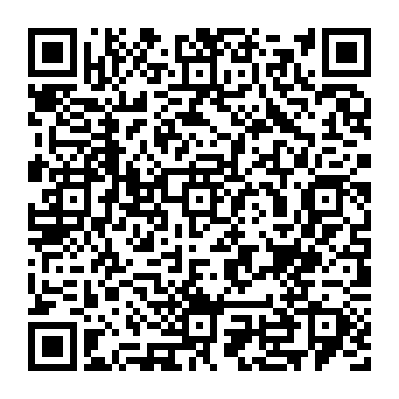 Black and white QR code on a white background.