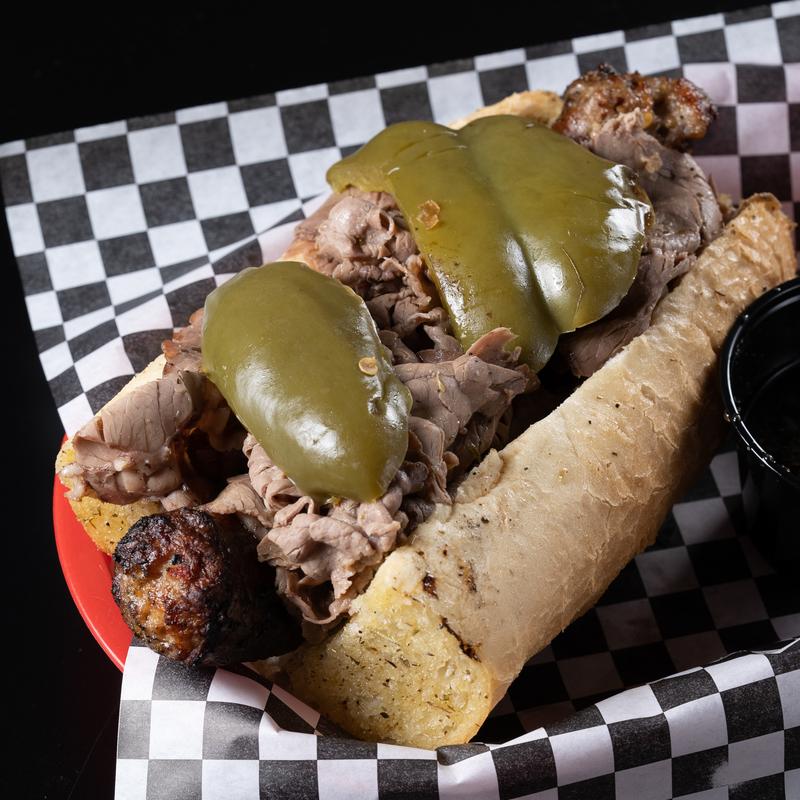 Beef and bell pepper sub.