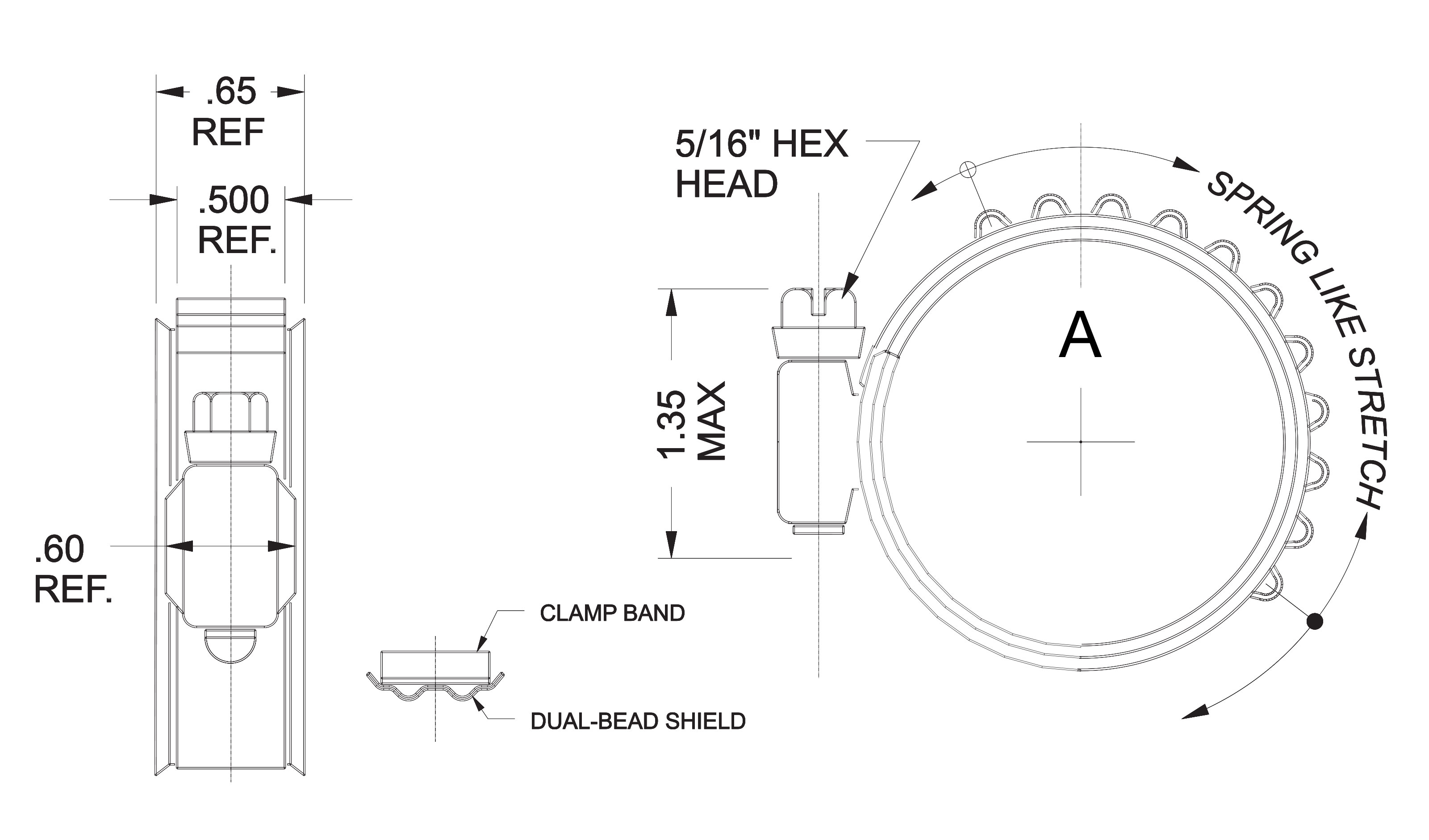 Turbo Seal Constant Tension Clamps