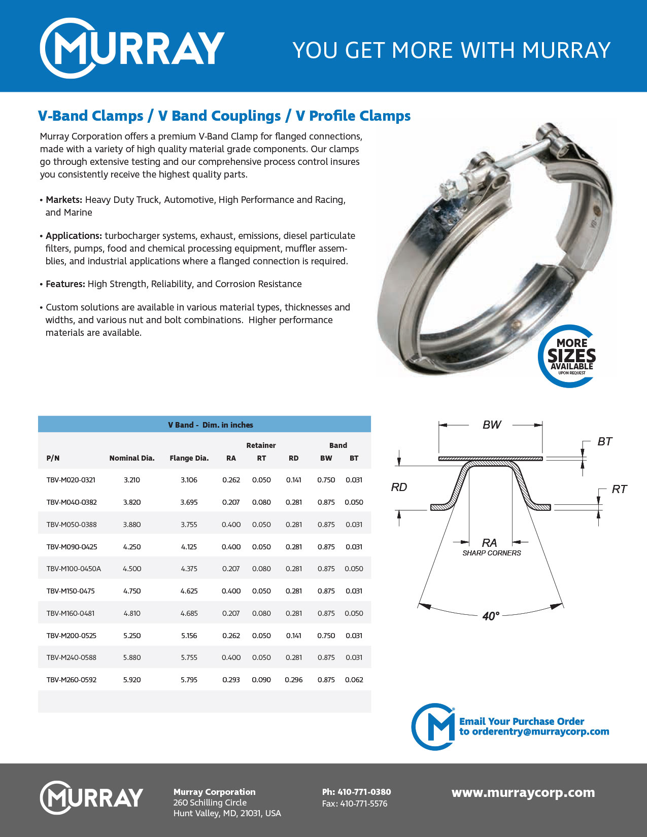 V-Band Clamps & Couplings