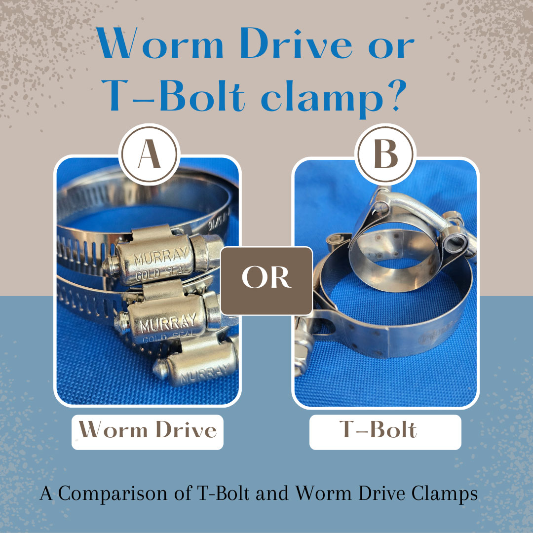 A Comparison of T-Bolt and Worm Drive Clamps: Choosing the Right Clamp for Your Application