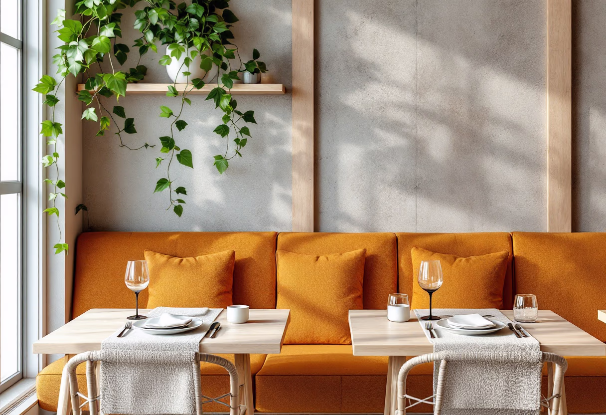 - elegant dining area