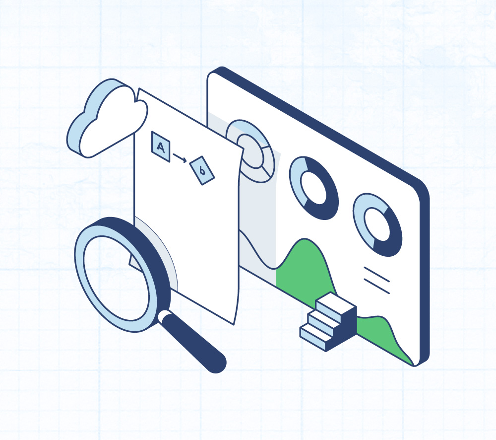 A realtors hand placing a client into a sales growth chart demonstrating the benefits of a personalized homeowner hub