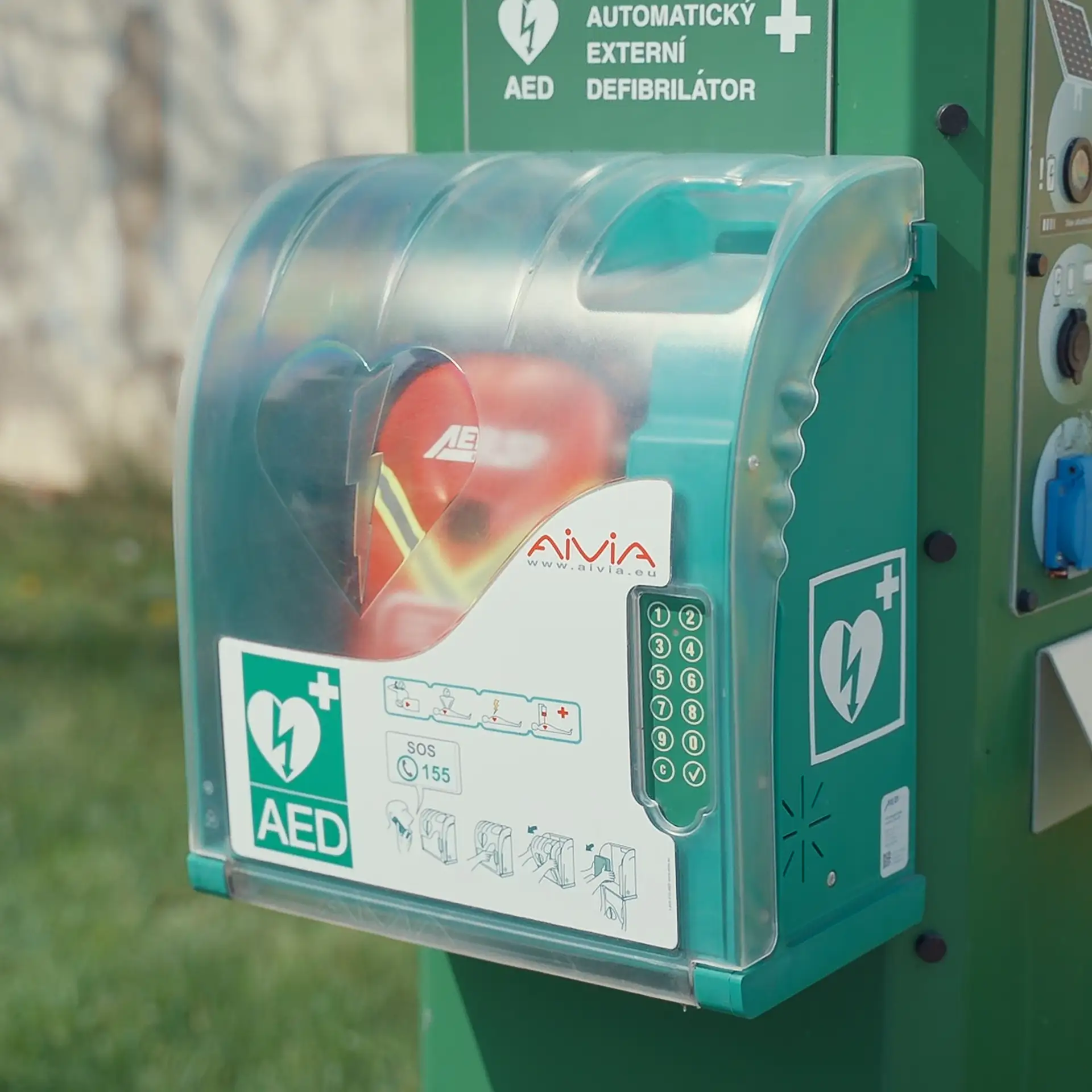 Uložení defibrilátoru – AED Line CZ