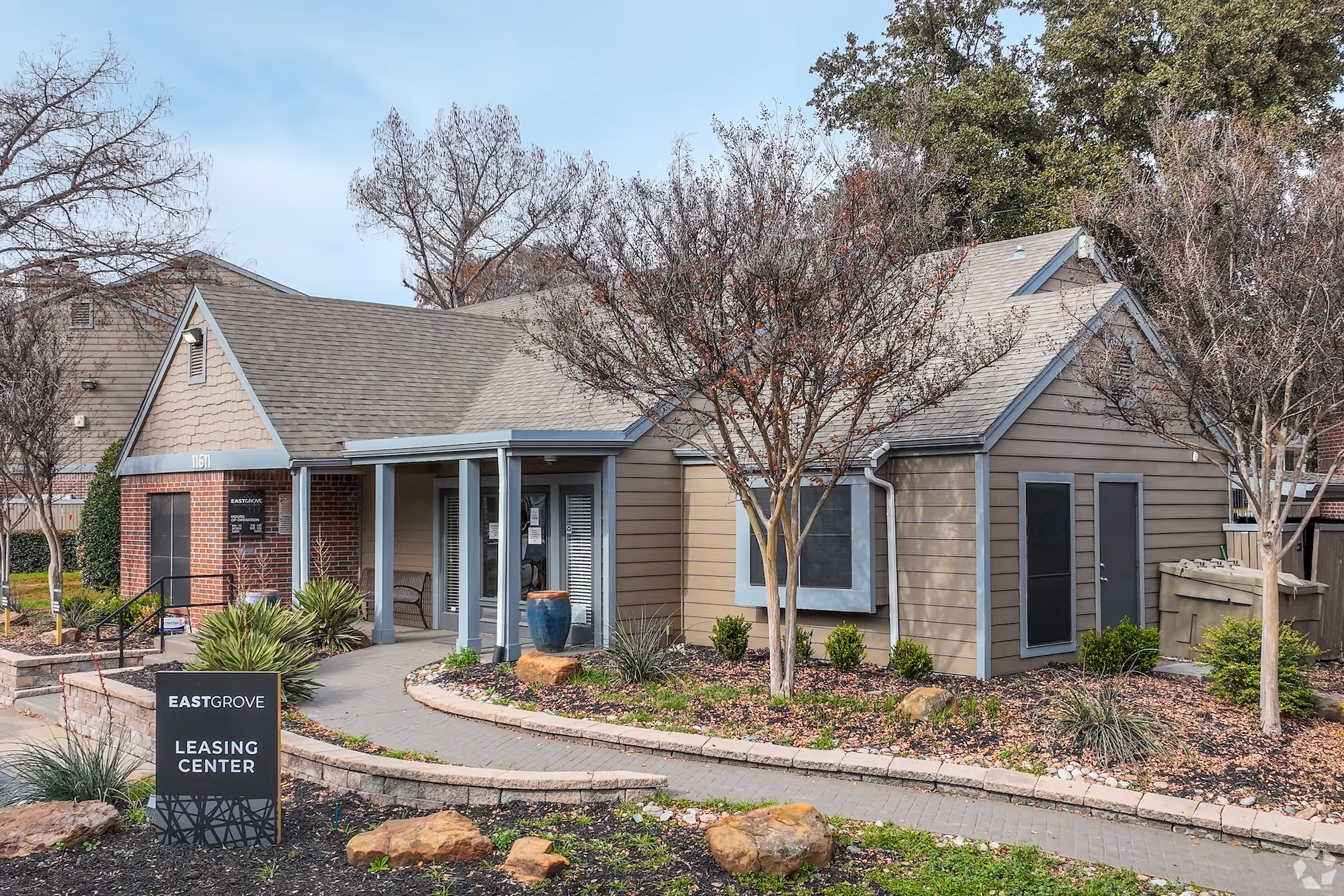 leasing center exterior