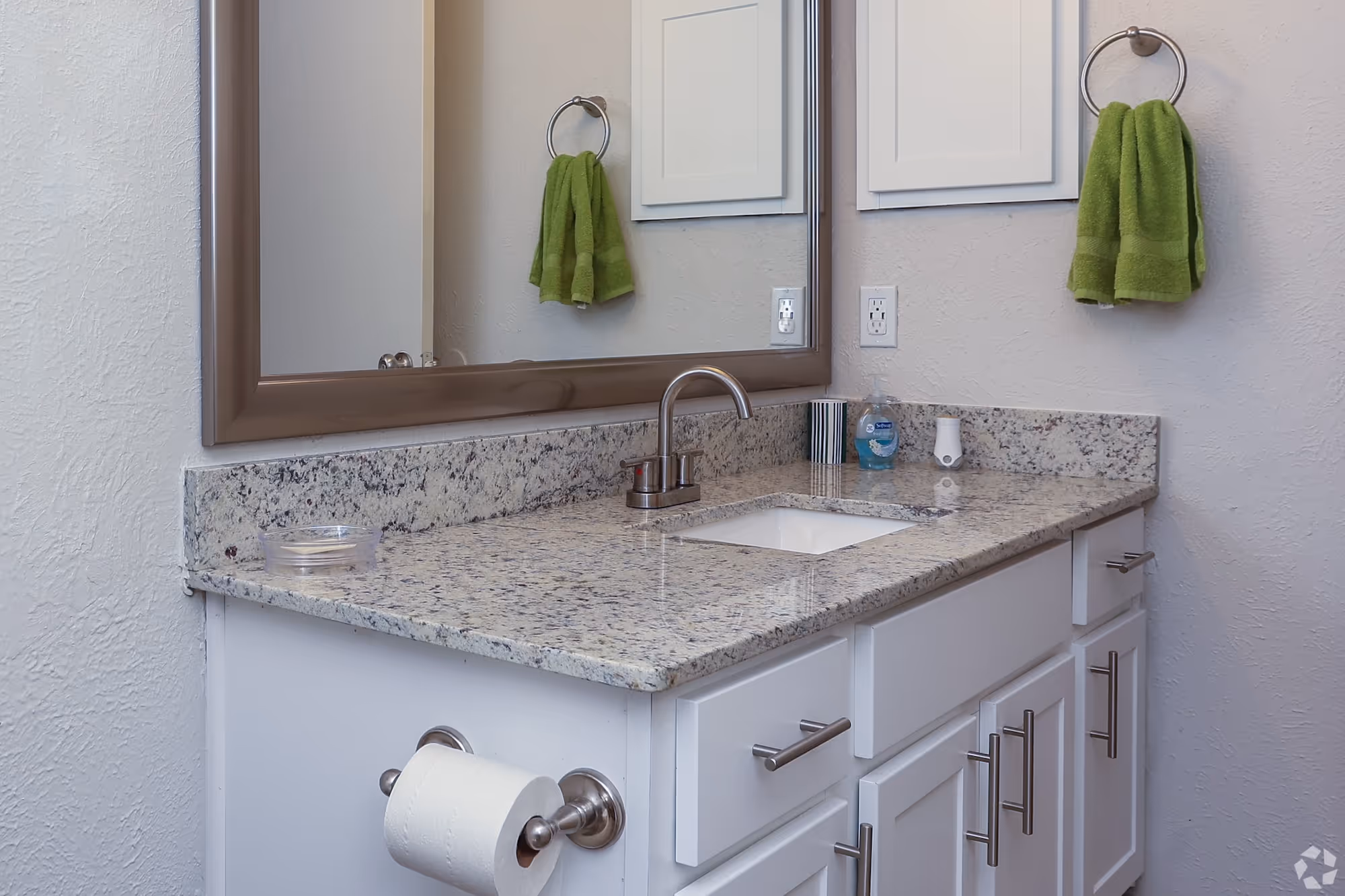 bathroom counter