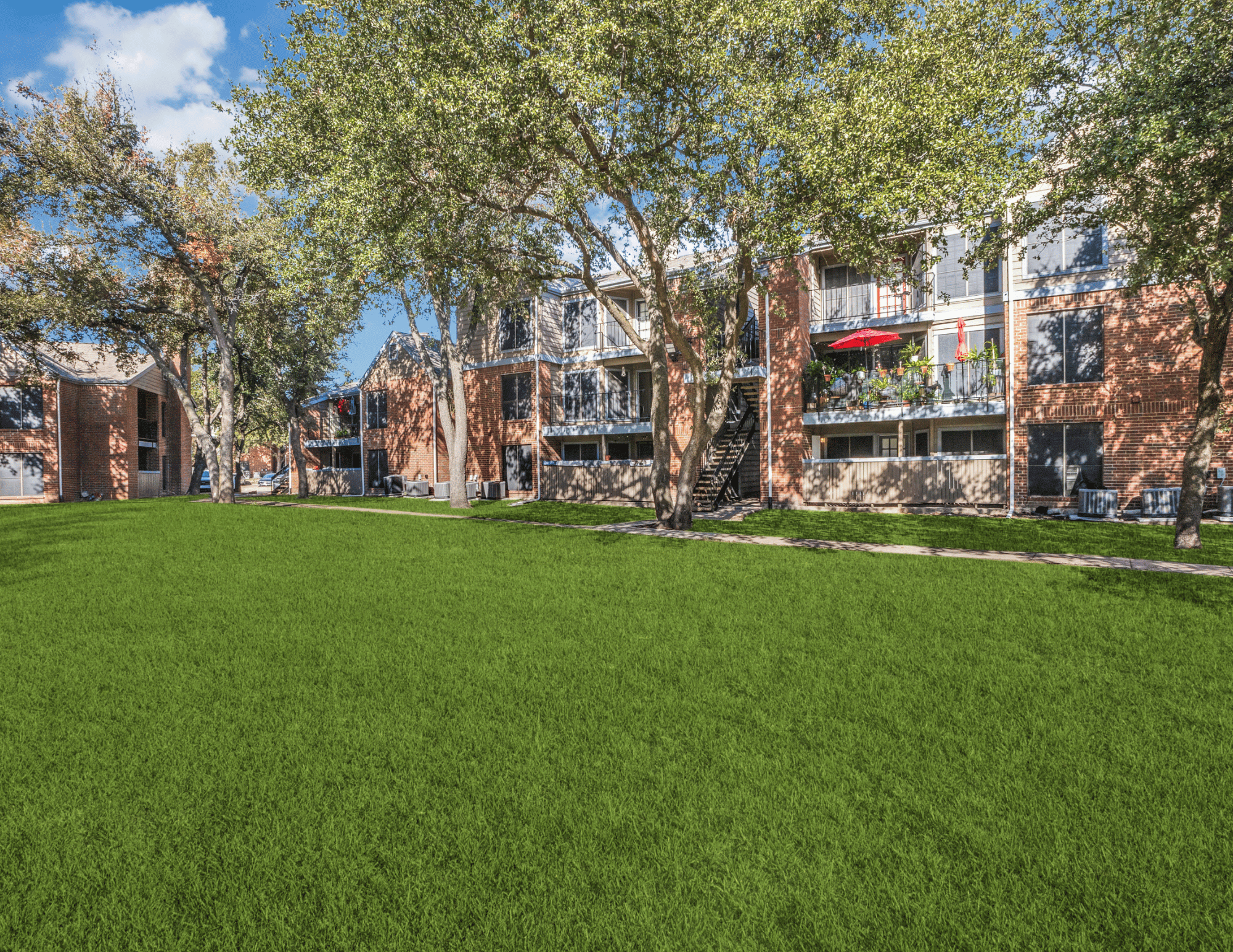 pool and secondary pool with grill