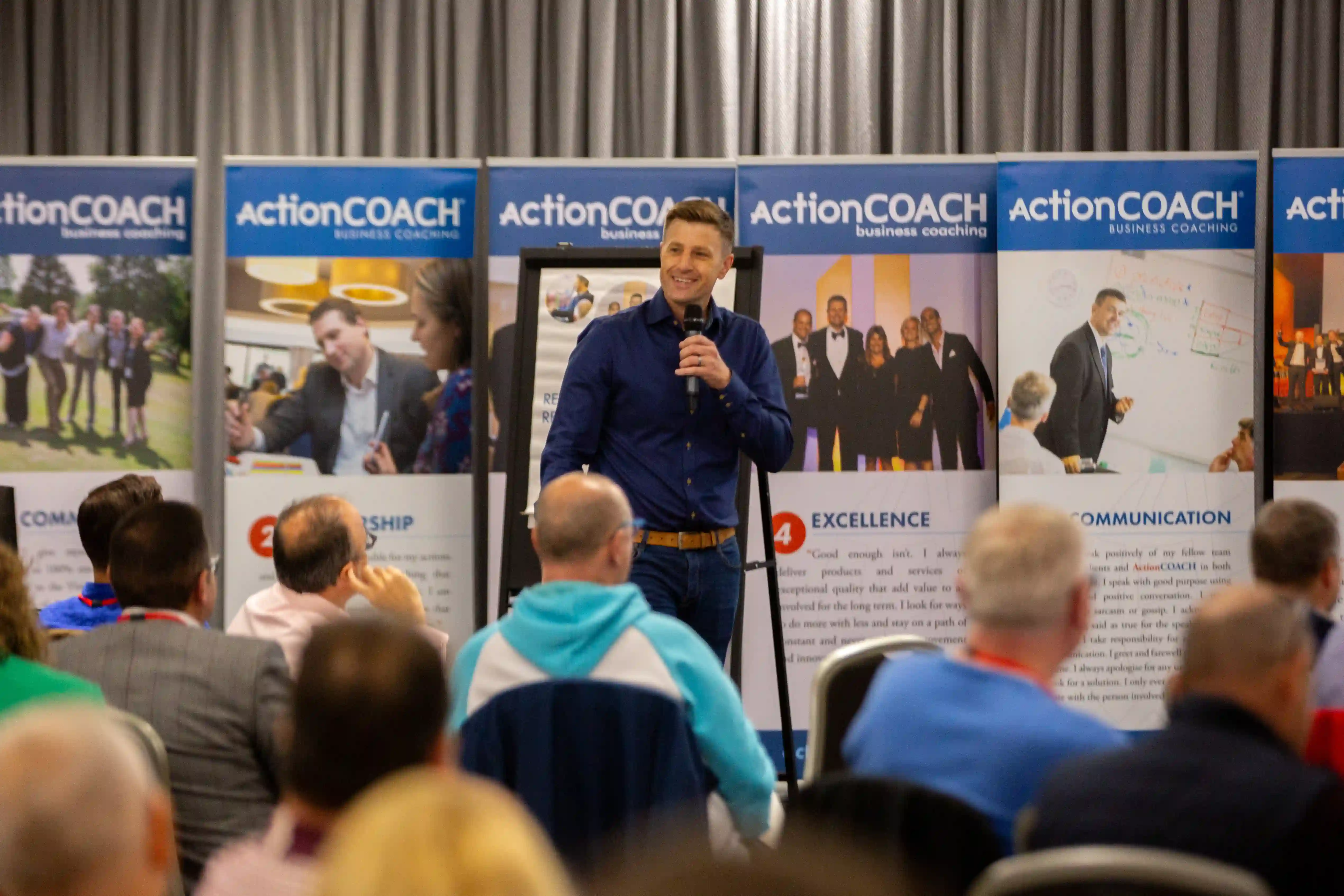 James Vincent was the main speaker at the ActionCoach workshop in London