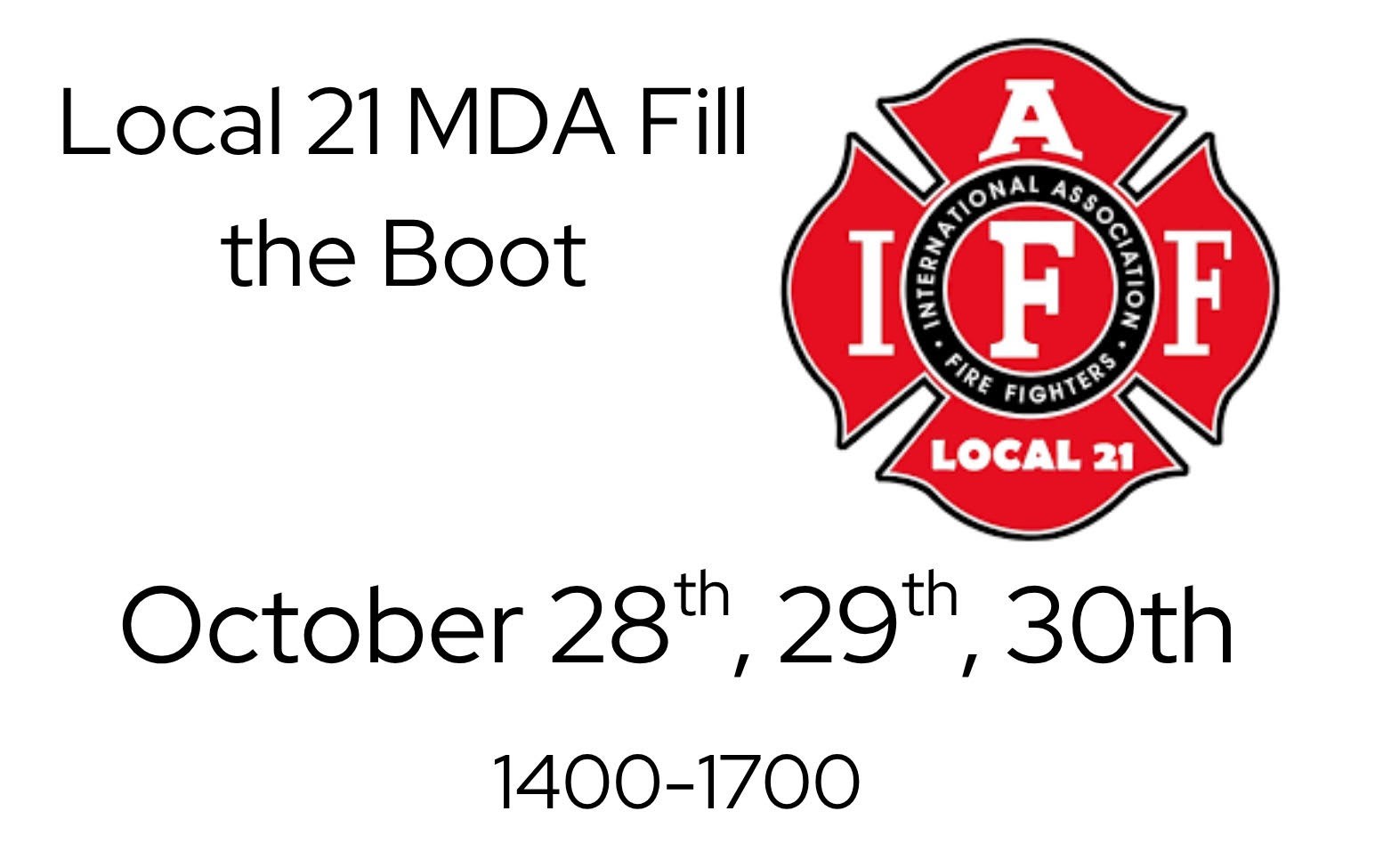 MDA Fill the Boot 2025