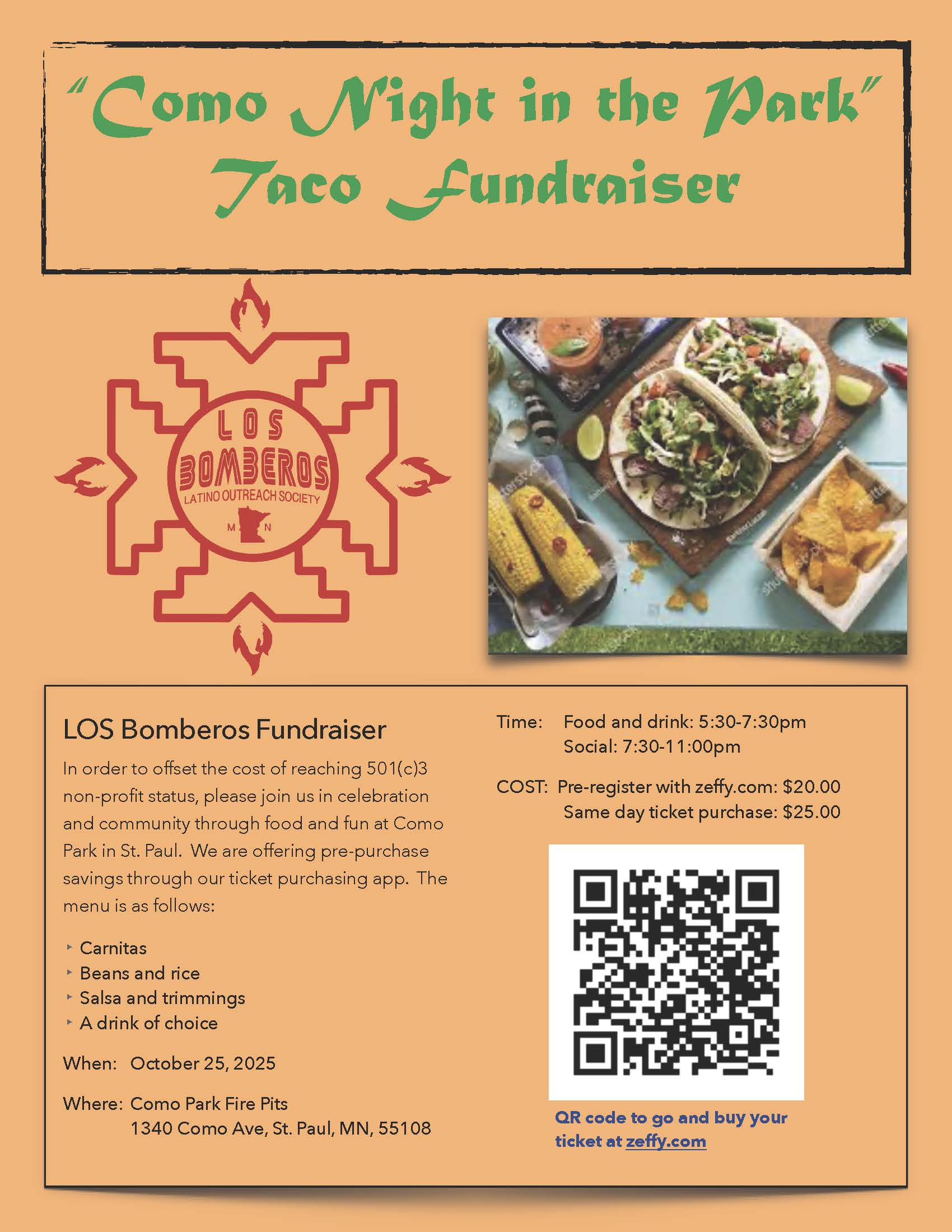 LOS Bomberos Fundraiser