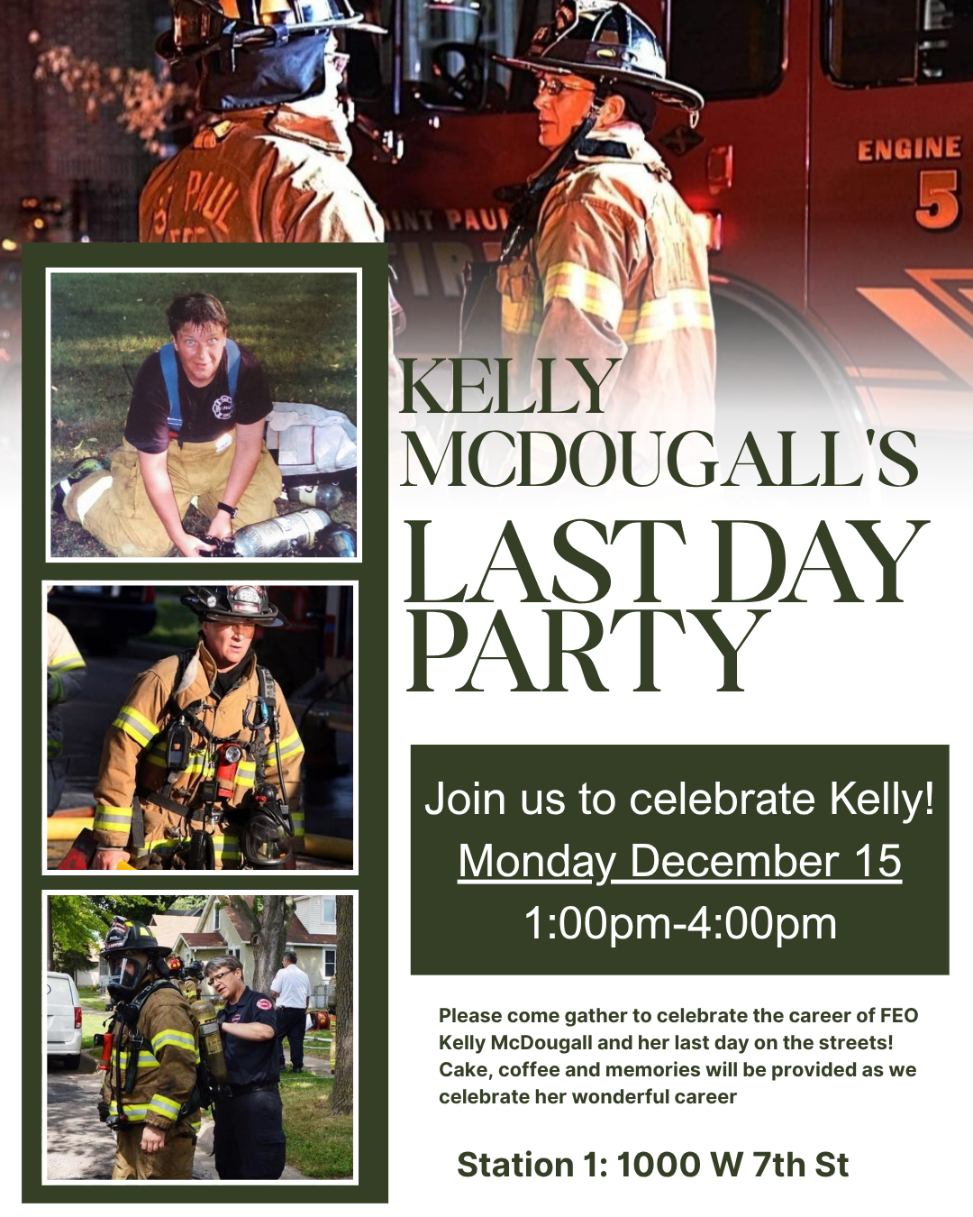 Kelly McDougall is Retiring