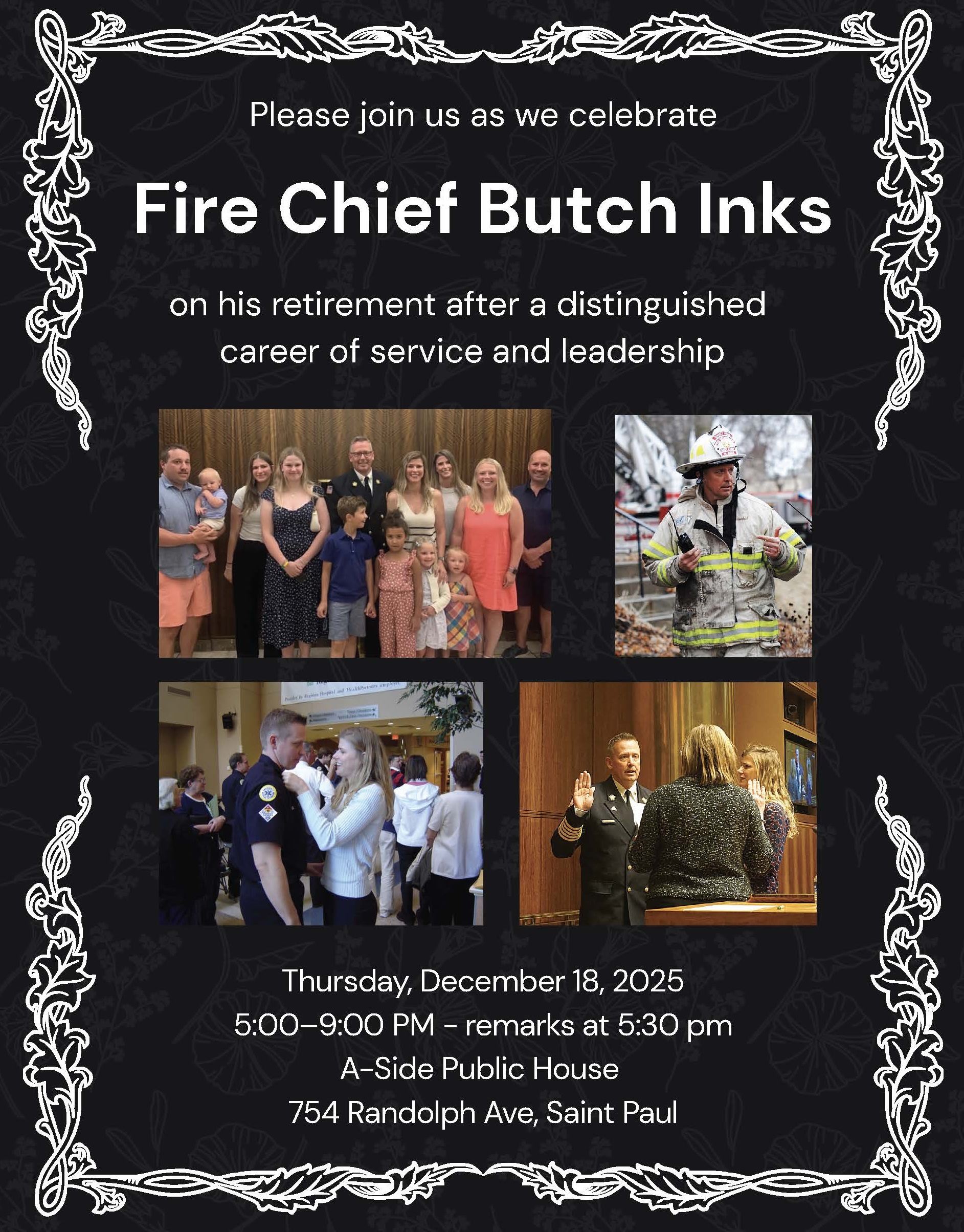 Fire Chief Butch Inks is Retiring 