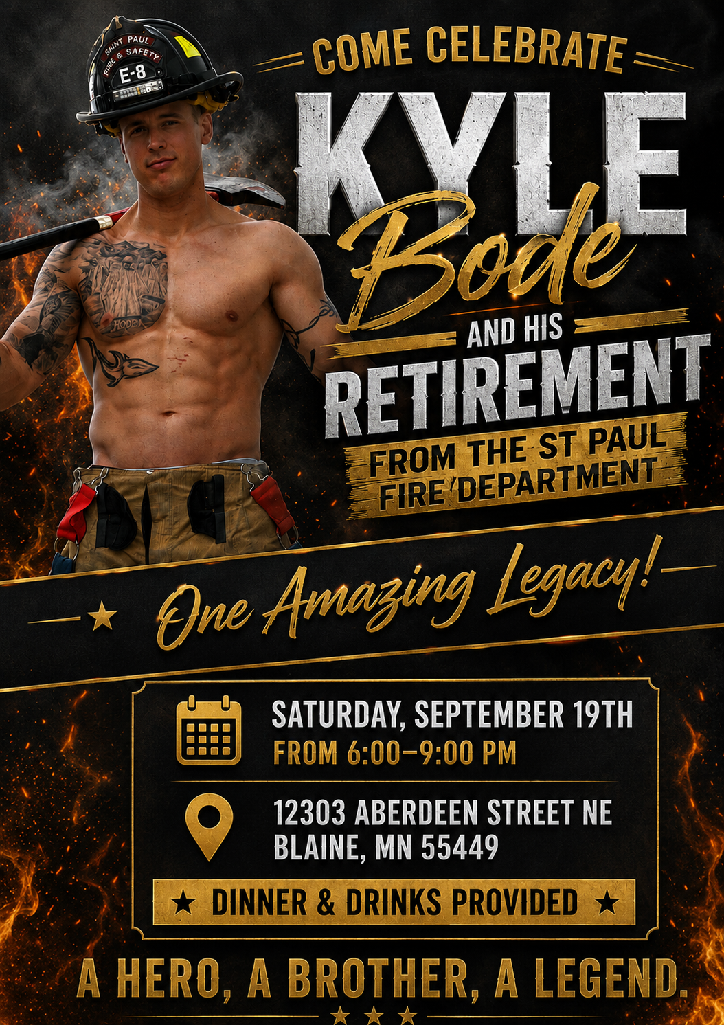 Captain Kyle Bode is Retiring