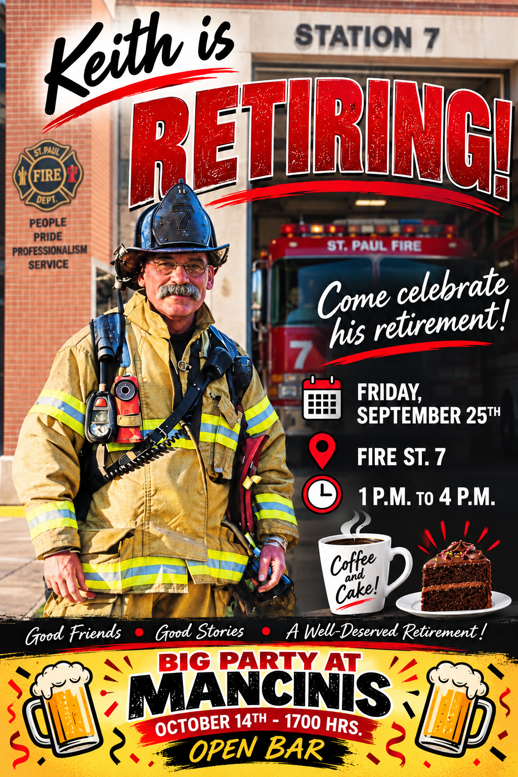 Captain Keith Golden is Retiring