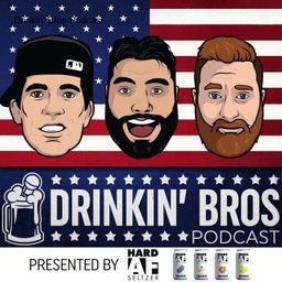 Drinkin Bros Podcast logo.