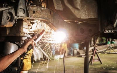 pawanie i regeneracja elementów stalowych – przykład naprawy