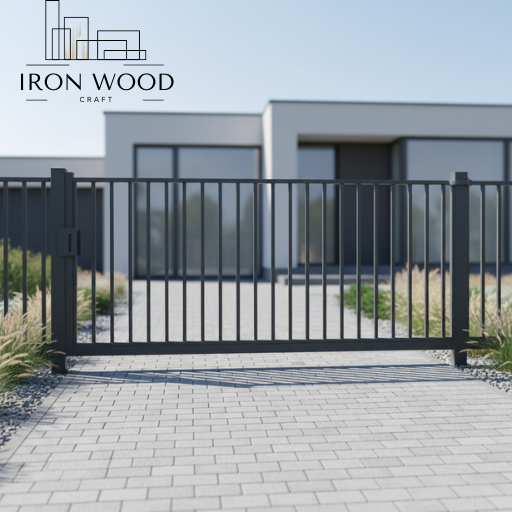 Balustrada lamelowa pozioma – dopasowana do elewacji