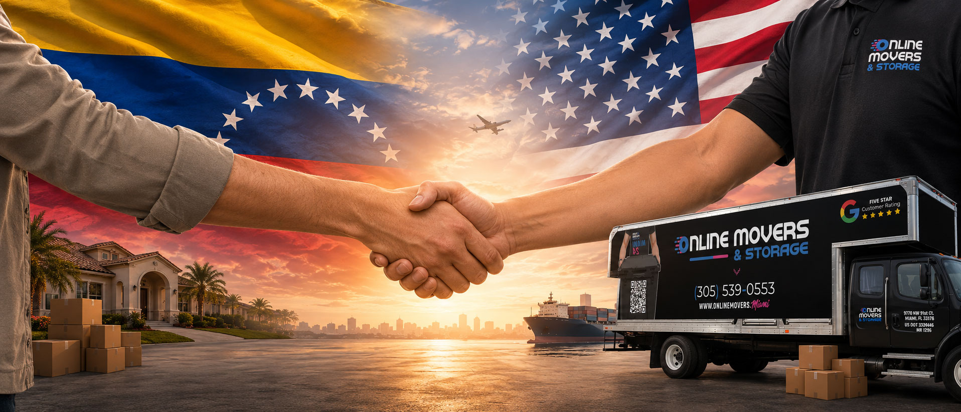 Equipo y camiones de Online Movers & Storage