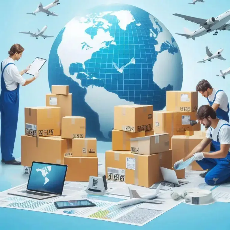 Empaque en Cajas de Madera para Exportación