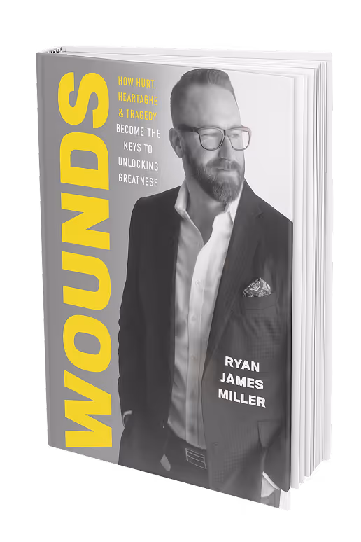 A photo of Ryan's book, Wounds
