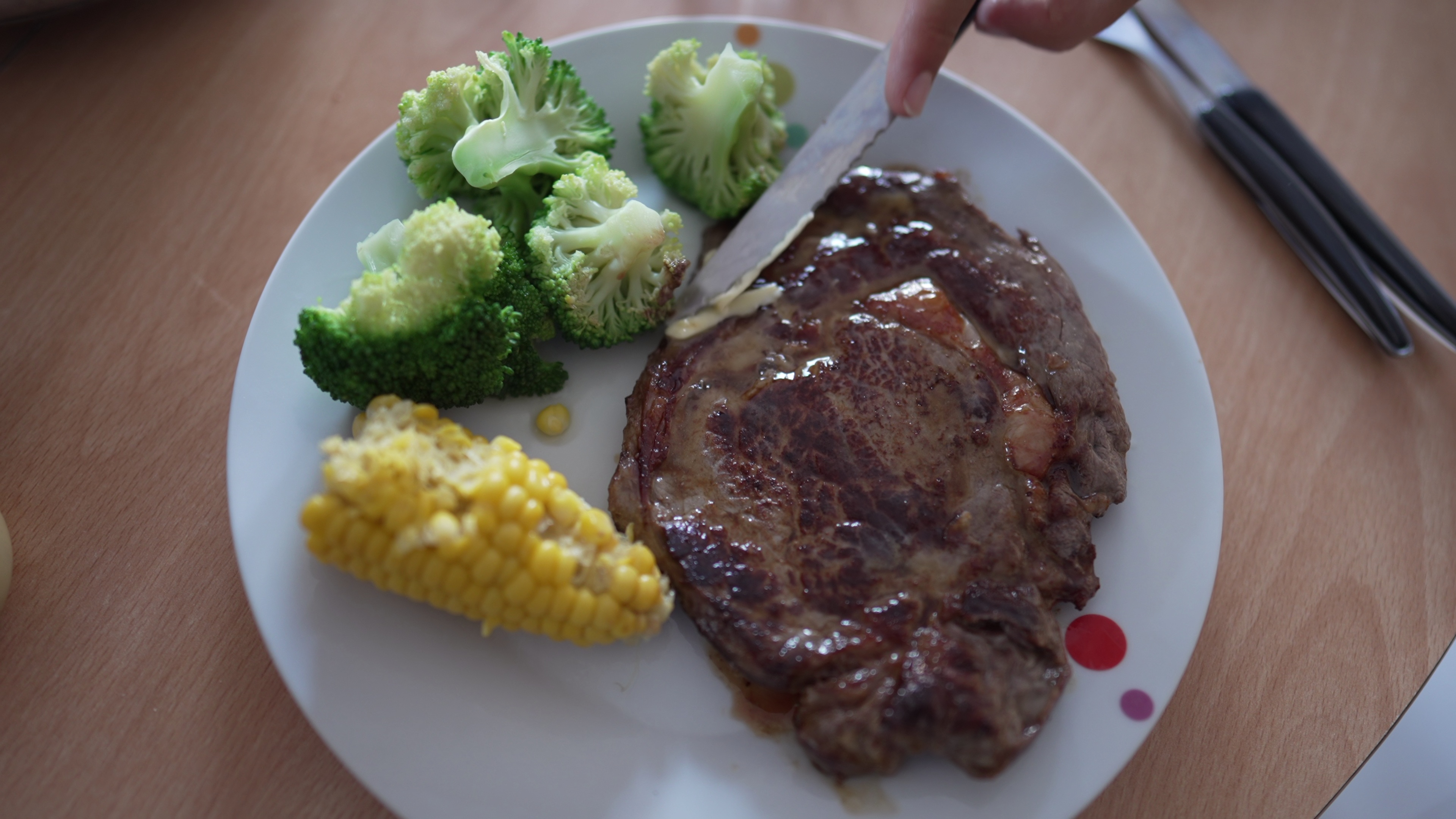 Plate of diet-conscious food