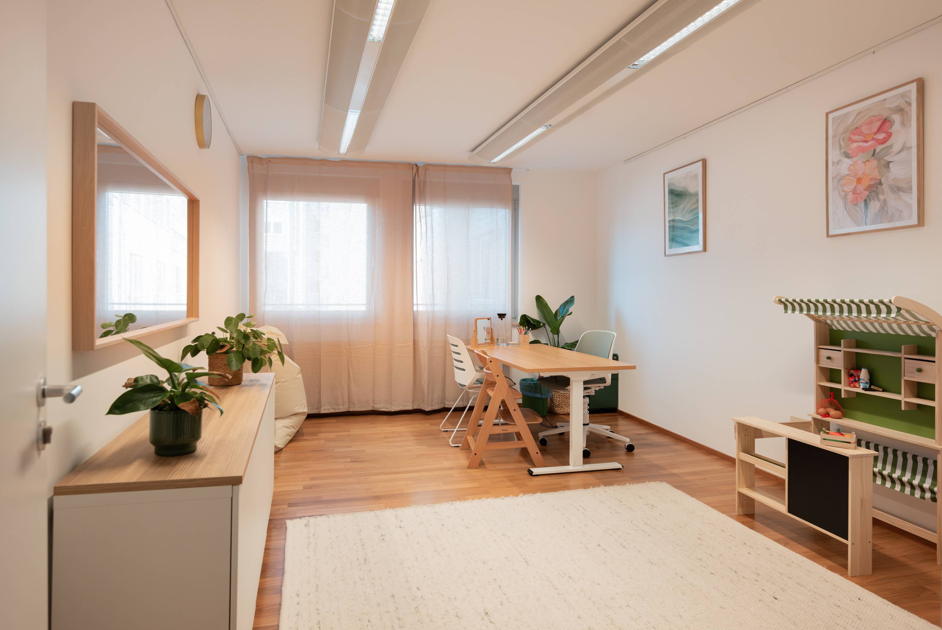 Therapieraum 4 der Eloquendo Logopädiepraxis in München Ludwigsvorstadt