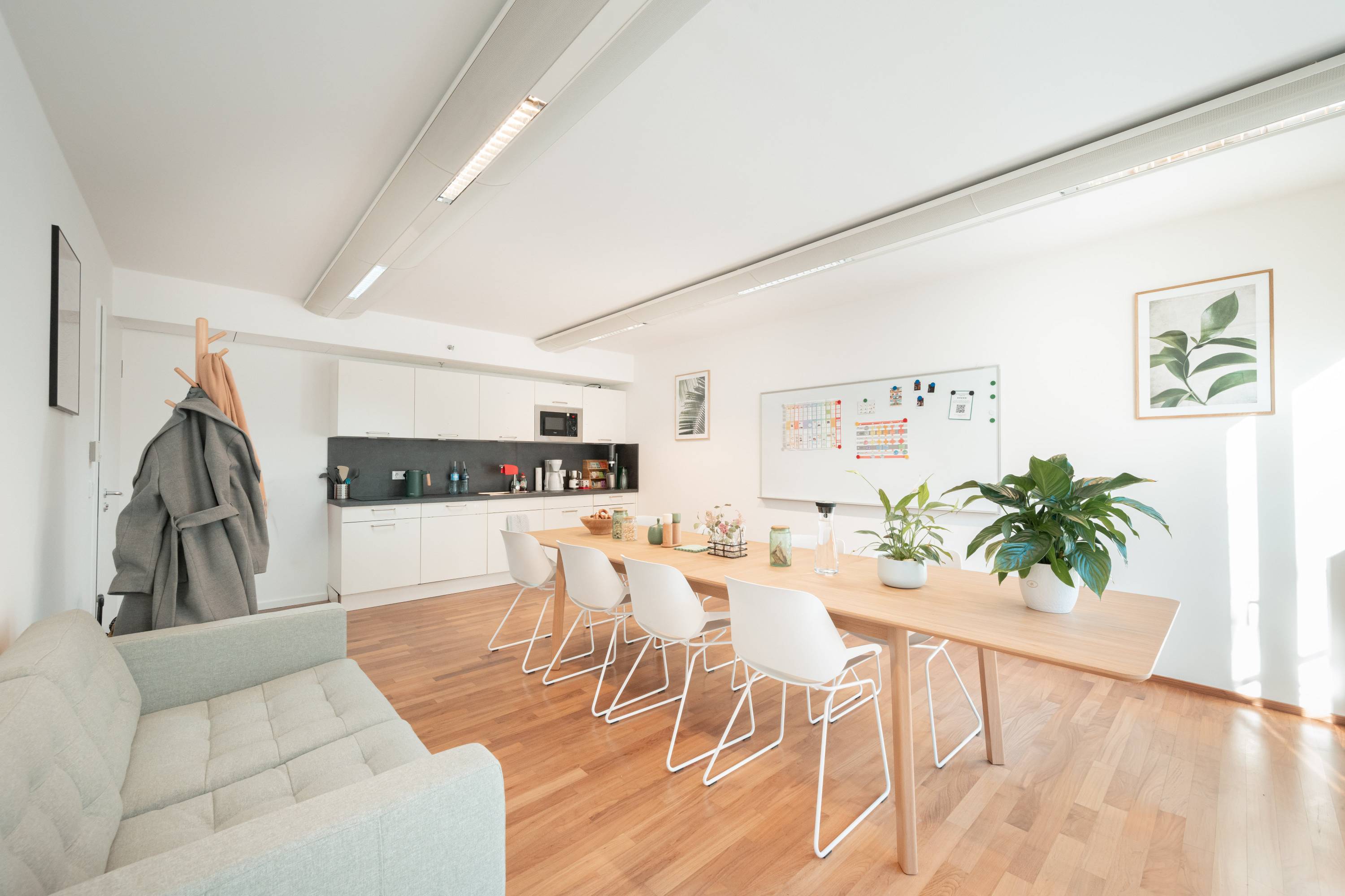 Aufenthaltsraum für das Team der Eloquendo Logopädiepraxis München-Ludwigsvorstadt