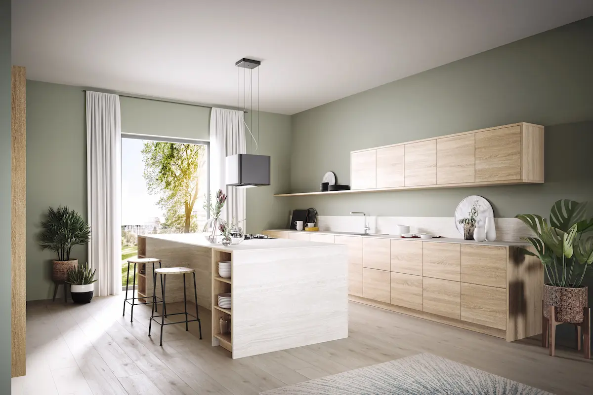 Cuisine avec îlot : dimensions idéales et conseils