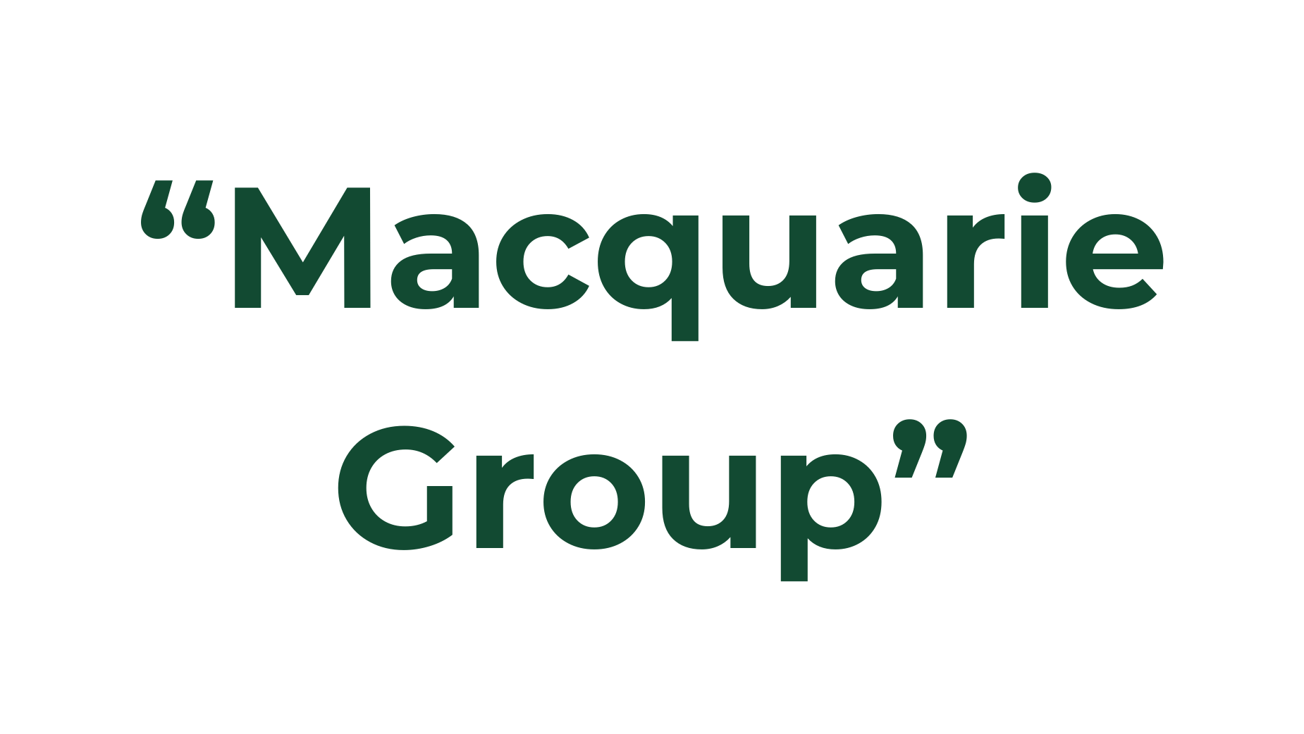 Macquarie Group
