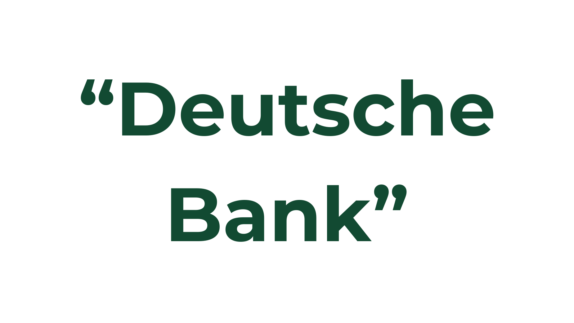 Deutsche Bank