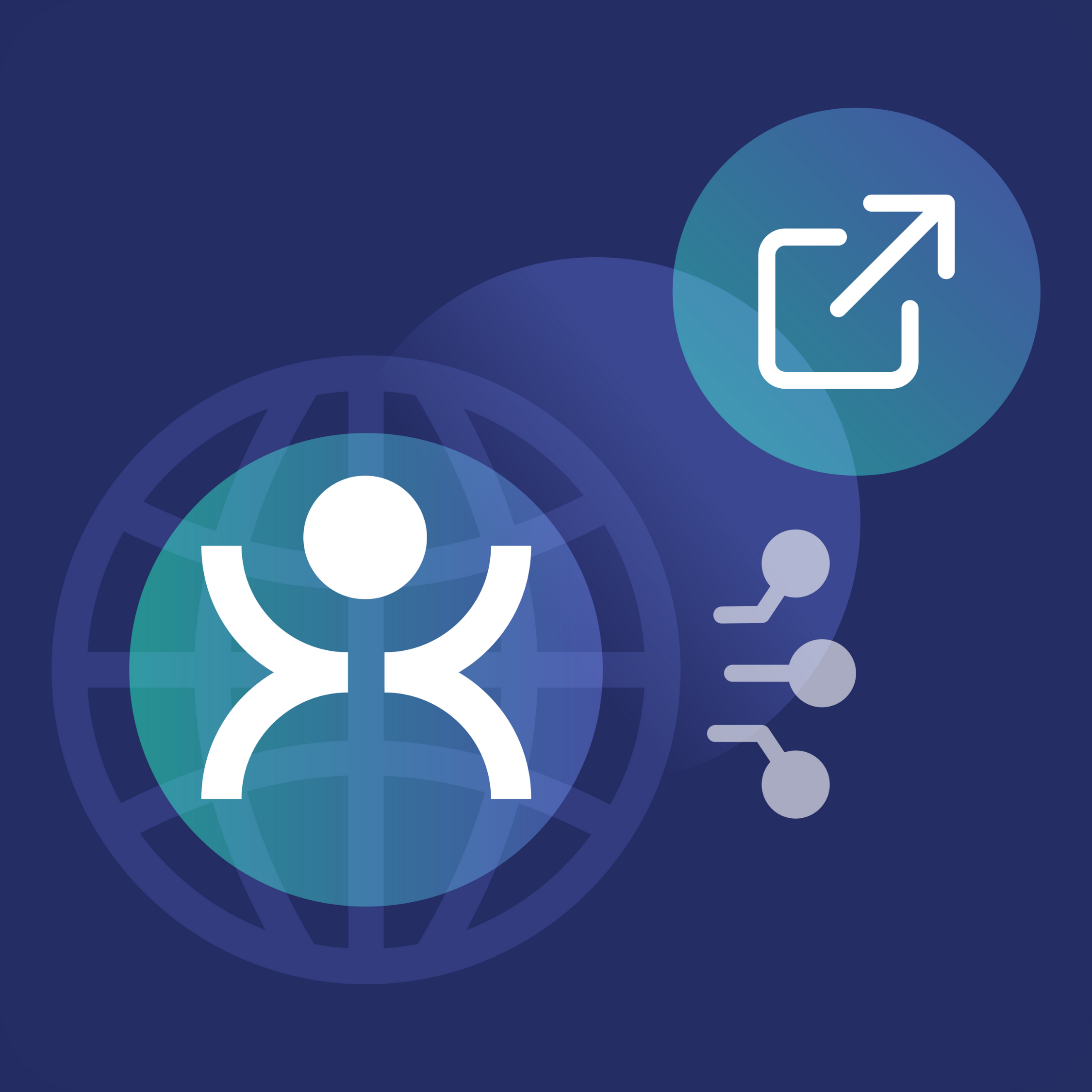 Collage of icons representing an accessibility system