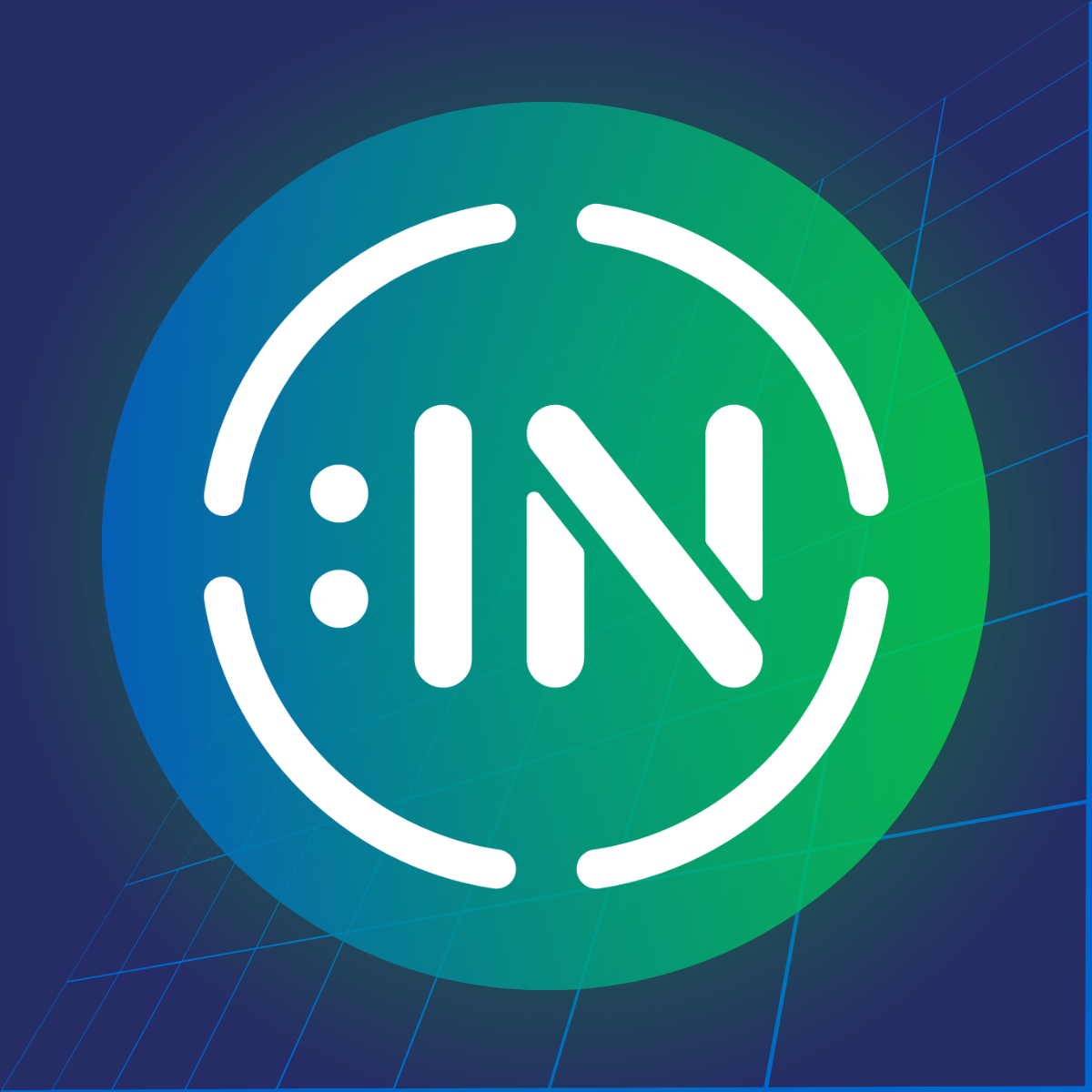 The Disability:IN Icon logo in front of a blue and green gradient background