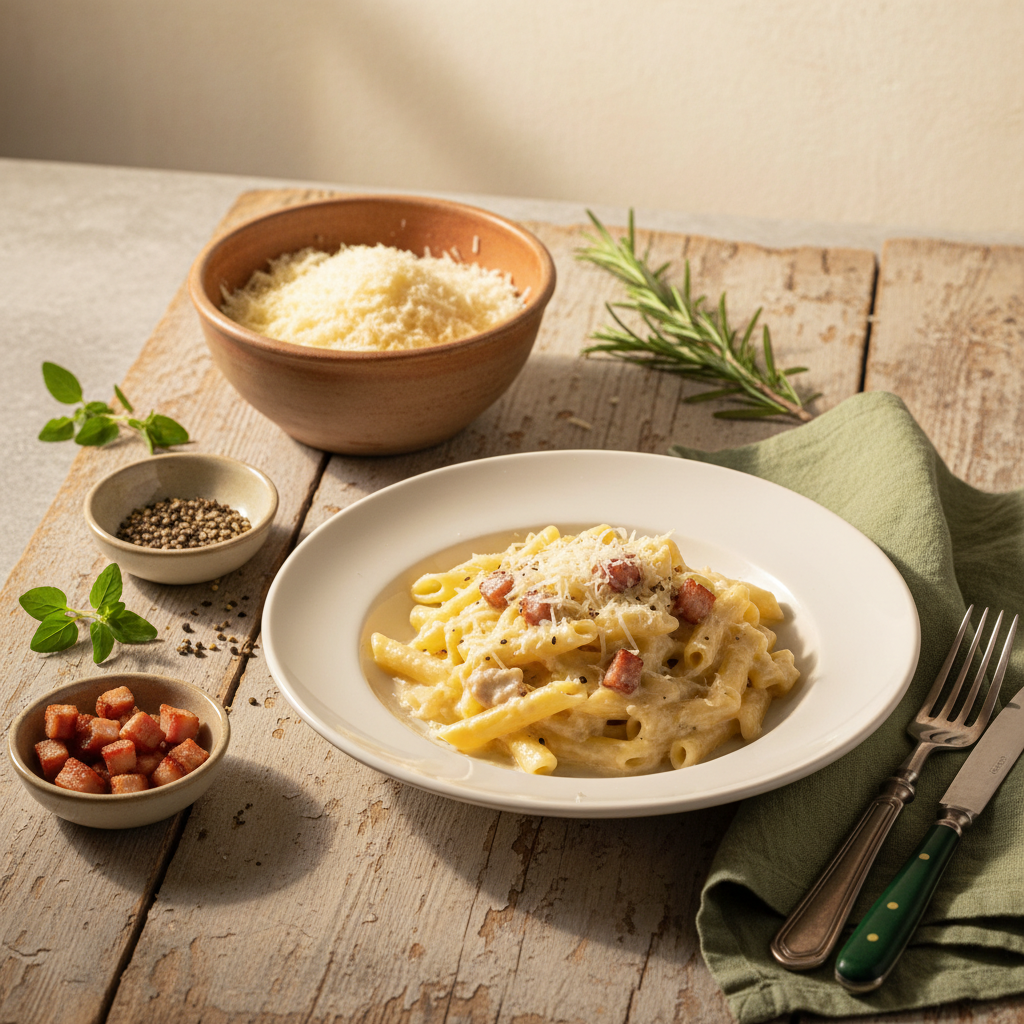 Kann ich in Carbonara Sahne anstelle von Eiern verwenden? — Überraschend praktisch & genial